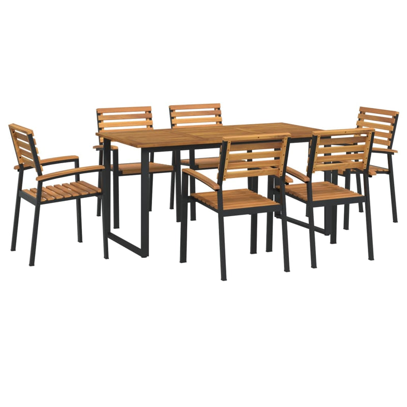 7_Piece_Garden_Dining_Set_Solid_Wood_Acacia_and_Metal_IMAGE_2_EAN:8720845746711