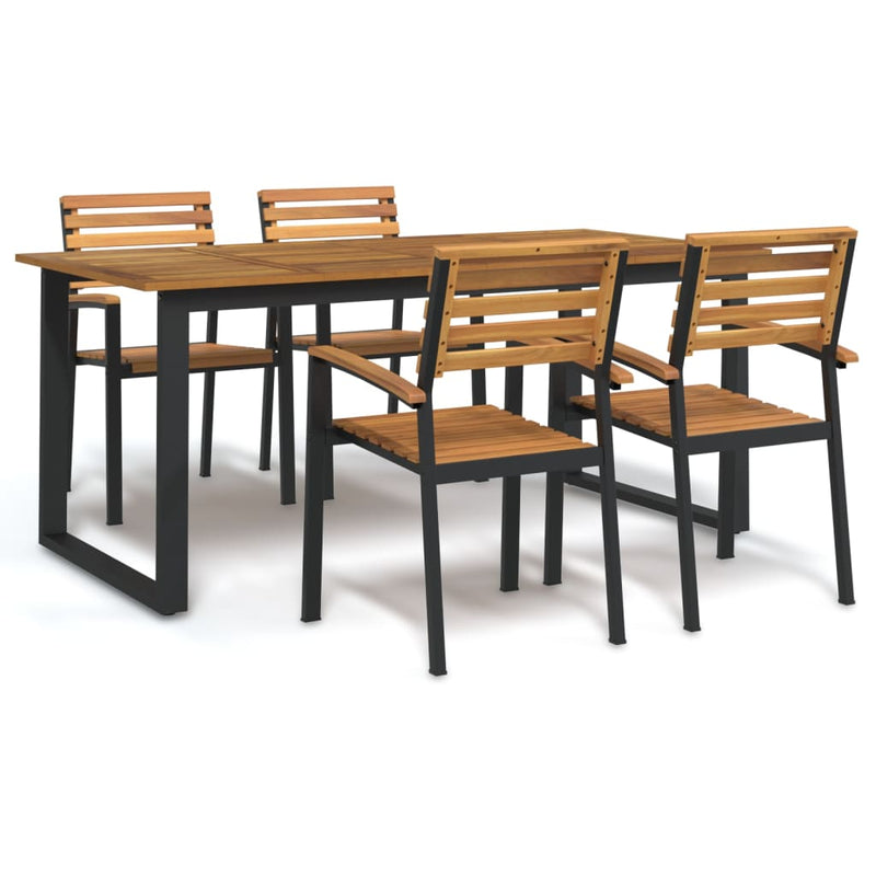 5_Piece_Garden_Dining_Set_Solid_Wood_Acacia_and_Metal_IMAGE_1_EAN:8720845746728
