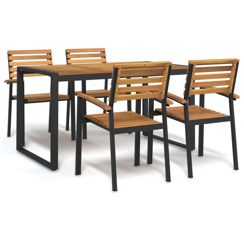 5_Piece_Garden_Dining_Set_Solid_Wood_Acacia_and_Metal_IMAGE_1_EAN:8720845746766