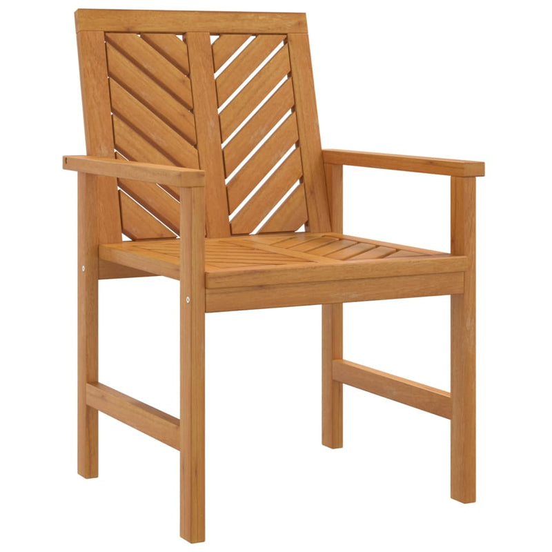 Garden Dining Chairs 4 pcs Solid Wood Acacia