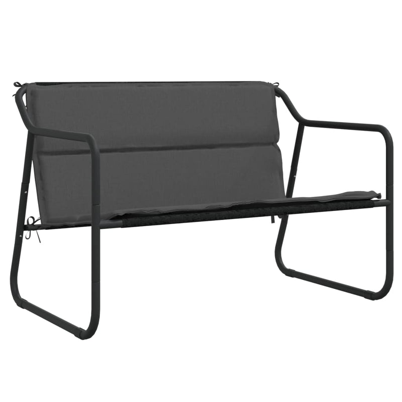 2-Seater_Garden_Bench_with_Cushion_Anthracite_Steel_IMAGE_2
