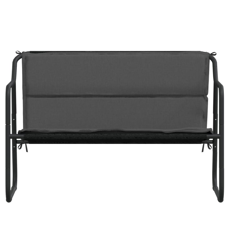 2-Seater_Garden_Bench_with_Cushion_Anthracite_Steel_IMAGE_3