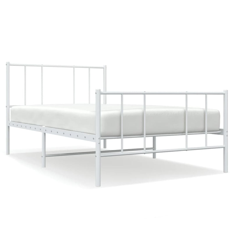 Metal_Bed_Frame_with_Headboard_and_Footboard_White_107x203_cm_King_Single_Size_IMAGE_2