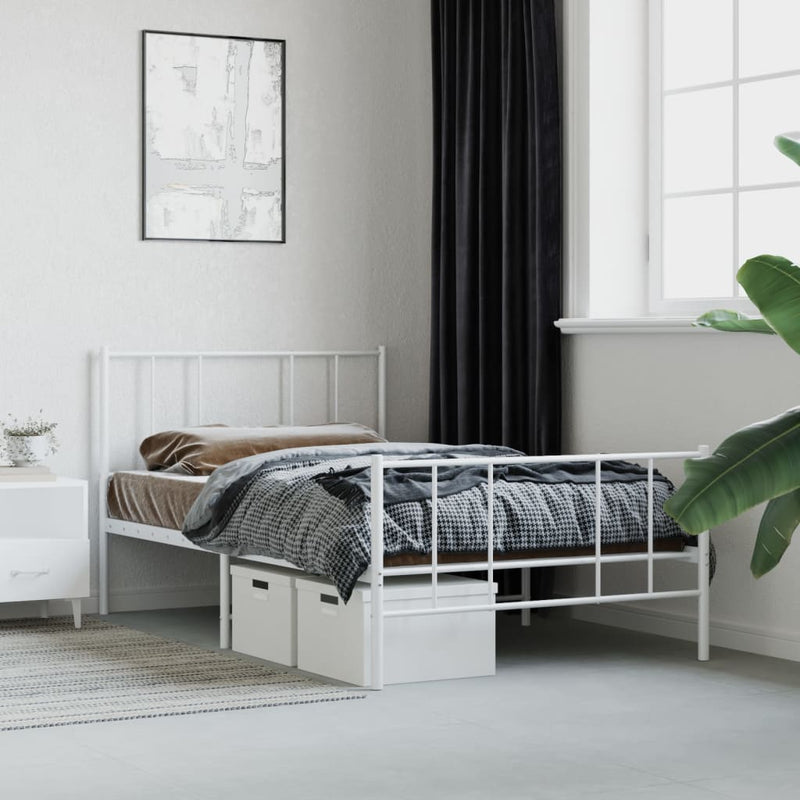 Metal_Bed_Frame_with_Headboard_and_Footboard_White_107x203_cm_King_Single_Size_IMAGE_4