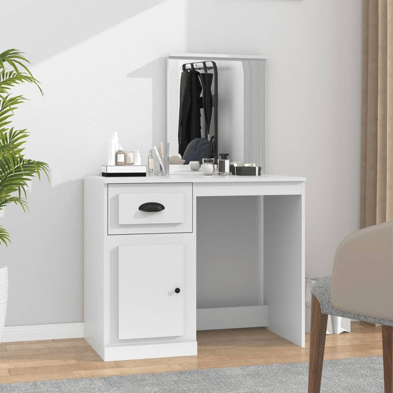 Dressing_Table_with_Mirror_White_90x50x132.5_cm_Engineered_Wood_IMAGE_1_EAN:8720845794026
