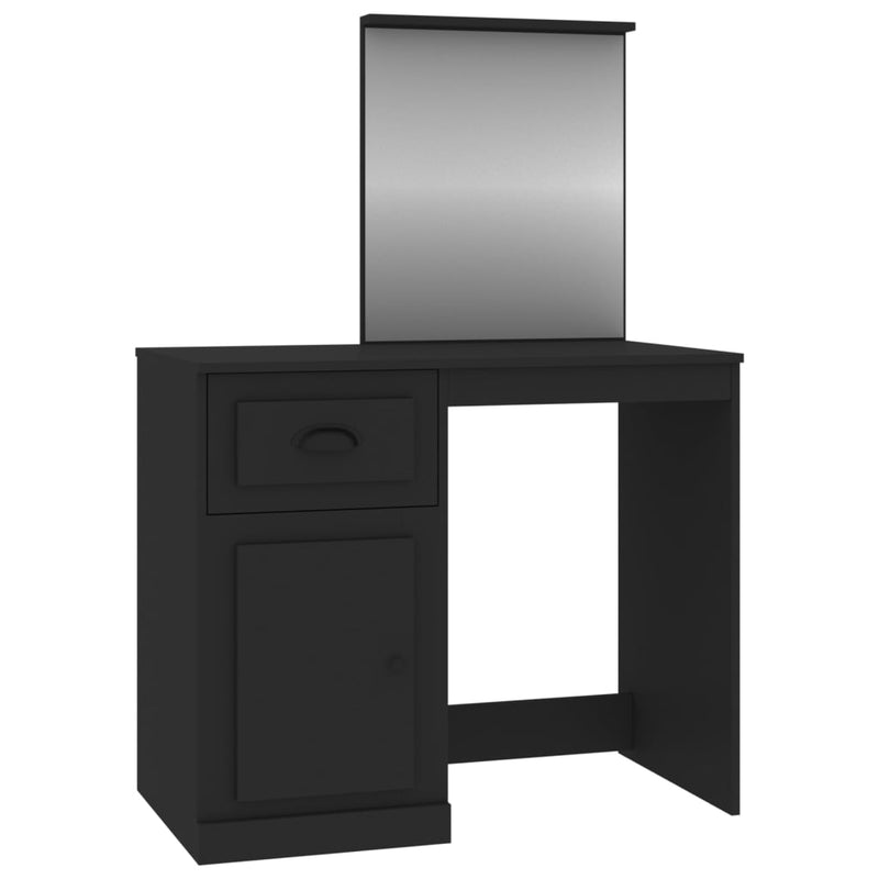 Dressing_Table_with_Mirror_Black_90x50x132.5_cm_Engineered_Wood_IMAGE_2_EAN:8720845794033