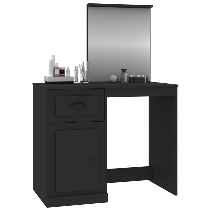 Dressing_Table_with_Mirror_Black_90x50x132.5_cm_Engineered_Wood_IMAGE_4_EAN:8720845794033
