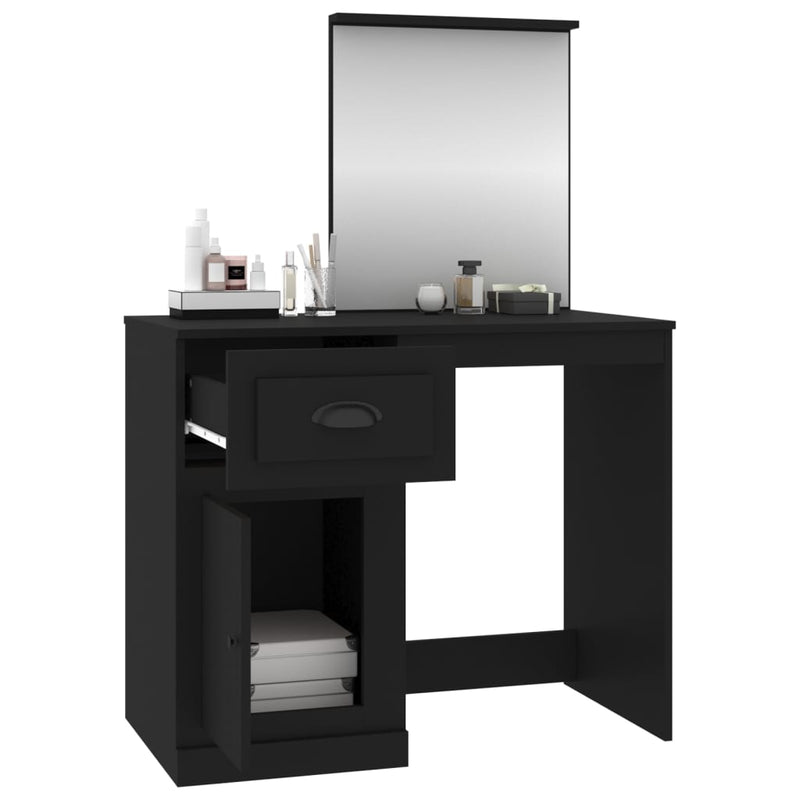 Dressing_Table_with_Mirror_Black_90x50x132.5_cm_Engineered_Wood_IMAGE_5_EAN:8720845794033