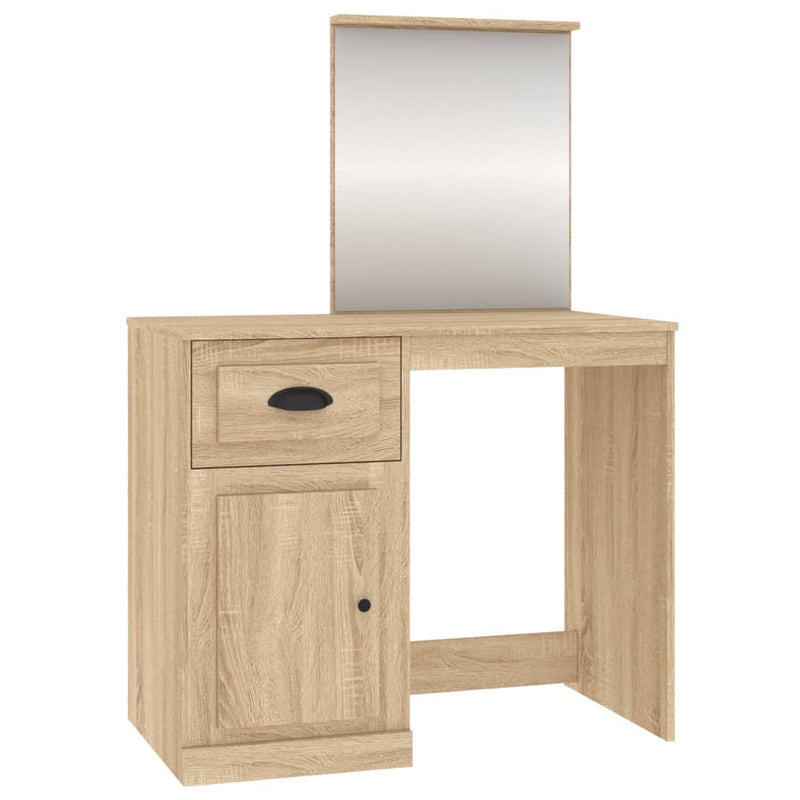 Dressing_Table_with_Mirror_Sonoma_Oak_90x50x132.5_cm_Engineered_Wood_IMAGE_2_EAN:8720845794057