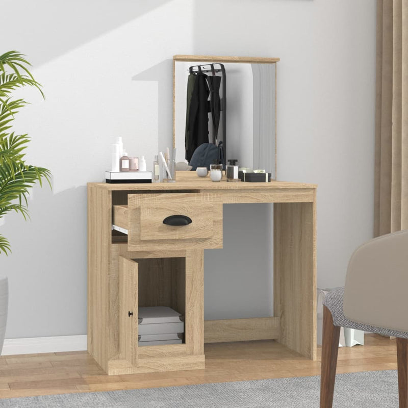 Dressing_Table_with_Mirror_Sonoma_Oak_90x50x132.5_cm_Engineered_Wood_IMAGE_3_EAN:8720845794057