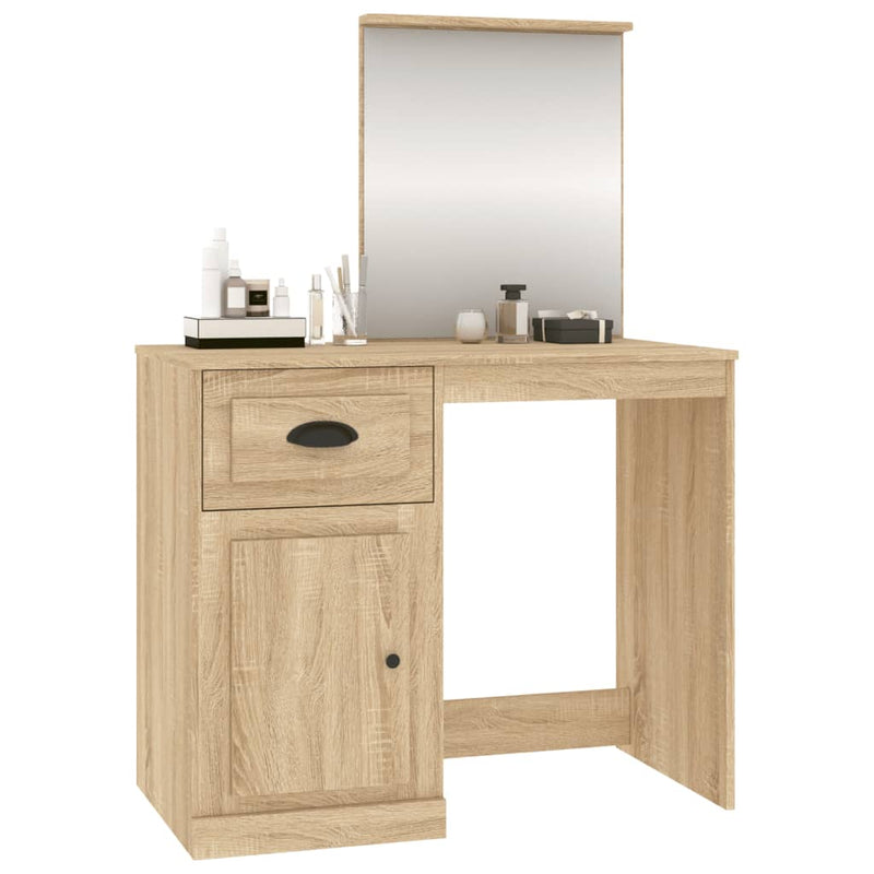 Dressing_Table_with_Mirror_Sonoma_Oak_90x50x132.5_cm_Engineered_Wood_IMAGE_4_EAN:8720845794057