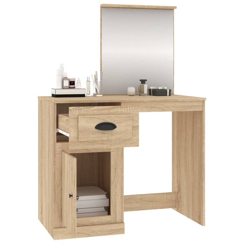 Dressing_Table_with_Mirror_Sonoma_Oak_90x50x132.5_cm_Engineered_Wood_IMAGE_5_EAN:8720845794057