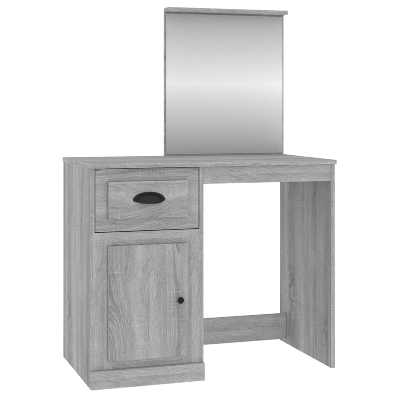Dressing_Table_with_Mirror_Grey_Sonoma_90x50x132.5_cm_Engineered_Wood_IMAGE_2_EAN:8720845794088