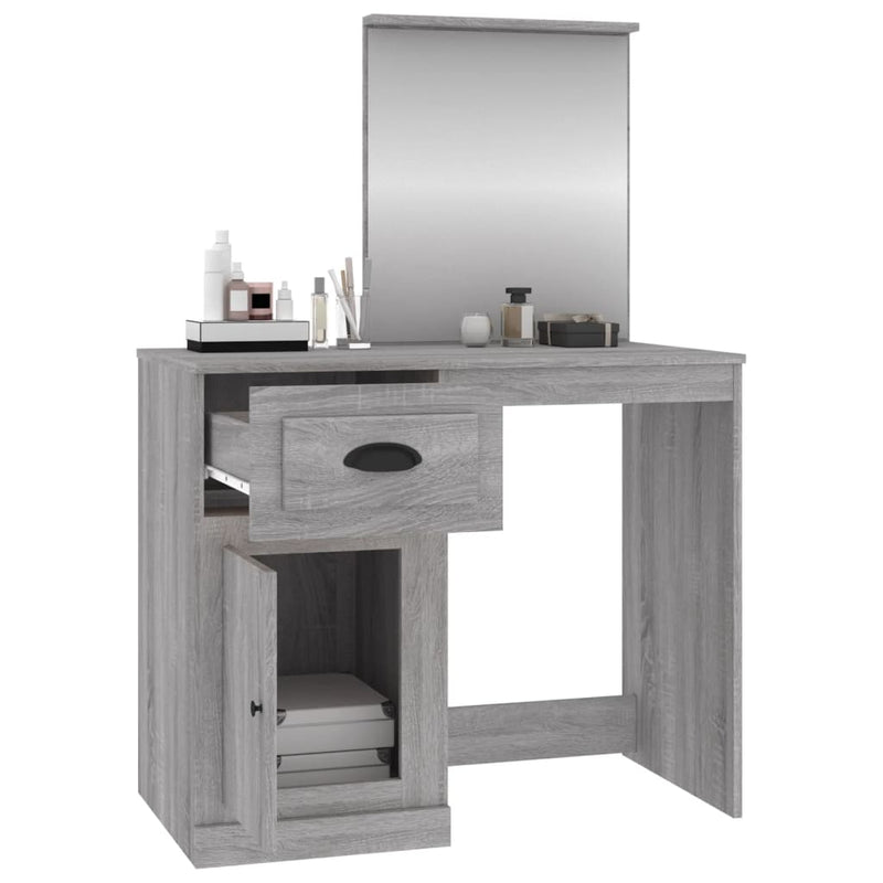 Dressing_Table_with_Mirror_Grey_Sonoma_90x50x132.5_cm_Engineered_Wood_IMAGE_5_EAN:8720845794088