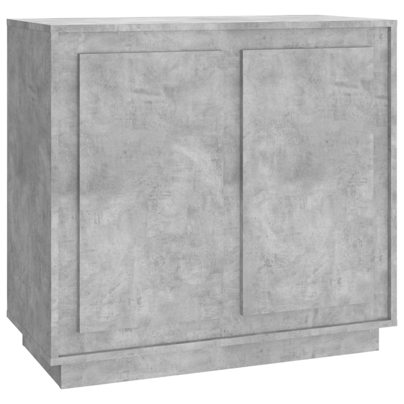 Sideboard Concrete Grey 80x34x75 cm Engineered Wood