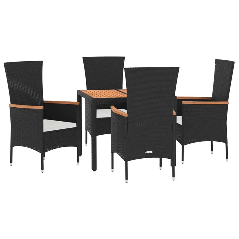 5_Piece_Garden_Dining_Set_with_Cushions_Black_Poly_Rattan_IMAGE_3_EAN:8720845799939