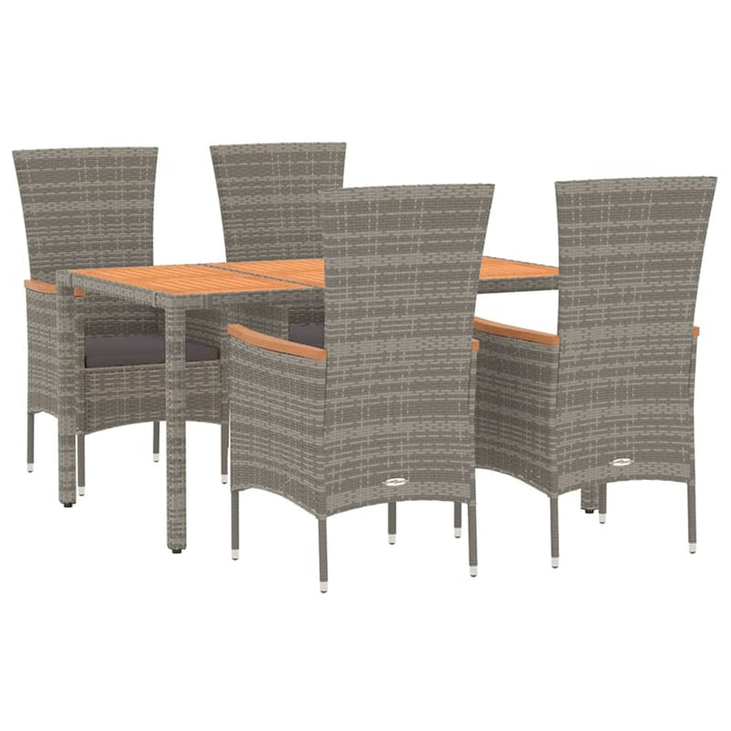5_Piece_Garden_Dining_Set_with_Cushions_Grey_Poly_Rattan_IMAGE_3_EAN:8720845800024