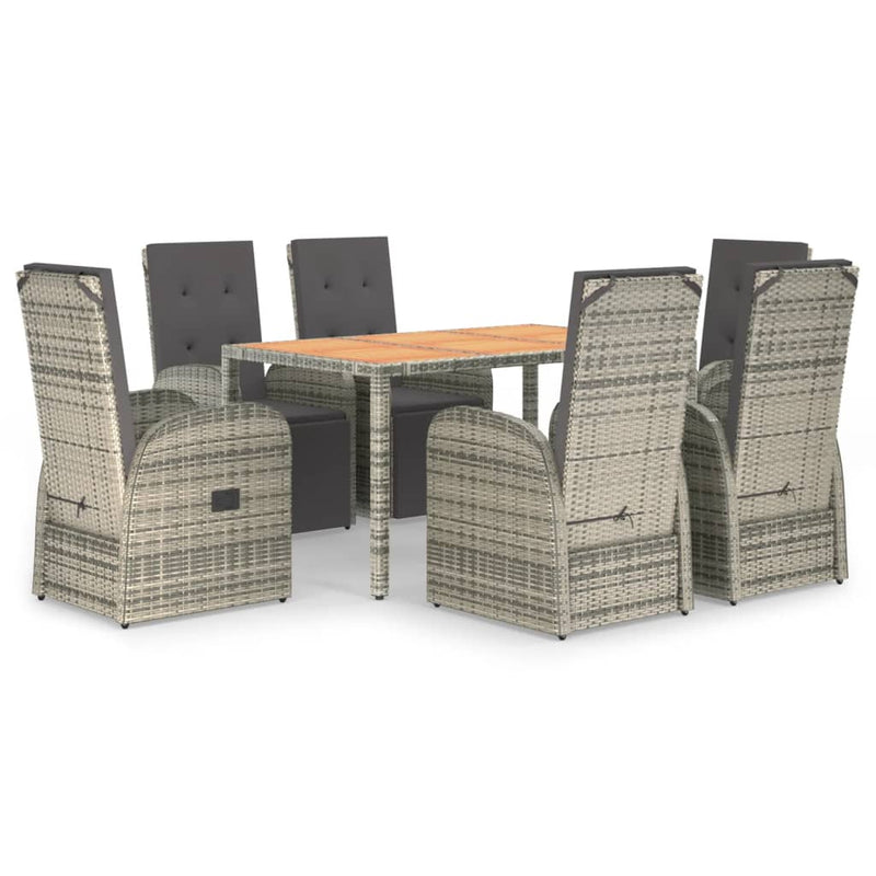 7_Piece_Garden_Dining_Set_with_Cushions_Grey_Poly_Rattan_IMAGE_2_EAN:8720845800581