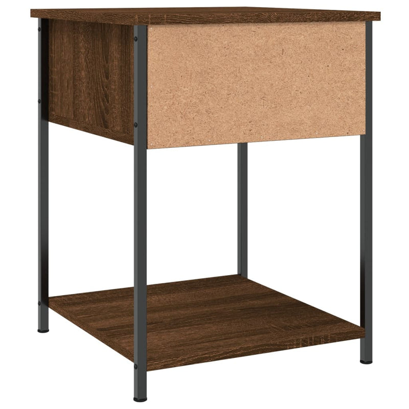 Bedside Tables 2 pcs Brown Oak 44x45x58 cm Engineered Wood