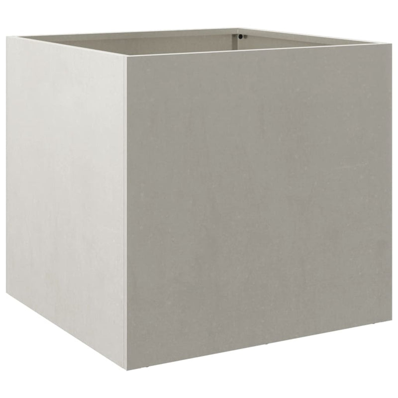Planter Silver 49x47x46 cm Stainless Steel