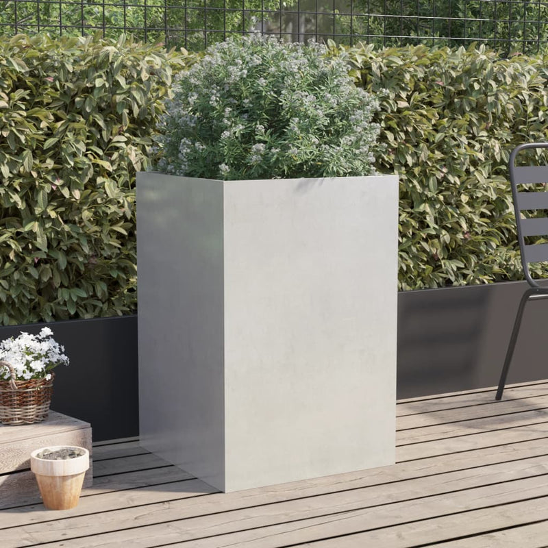 Planter Silver 52x48x75 cm Stainless Steel
