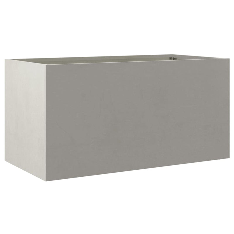 Planter Silver 62x30x29 cm Stainless Steel