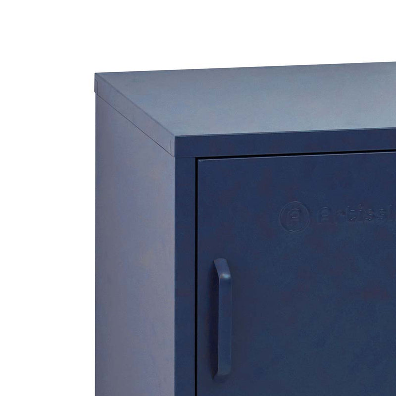 ArtissIn Metal Shorty Locker Storage Shelf Organizer Cabinet Bedroom Blue Image 3 - ai-locker-sh-bl