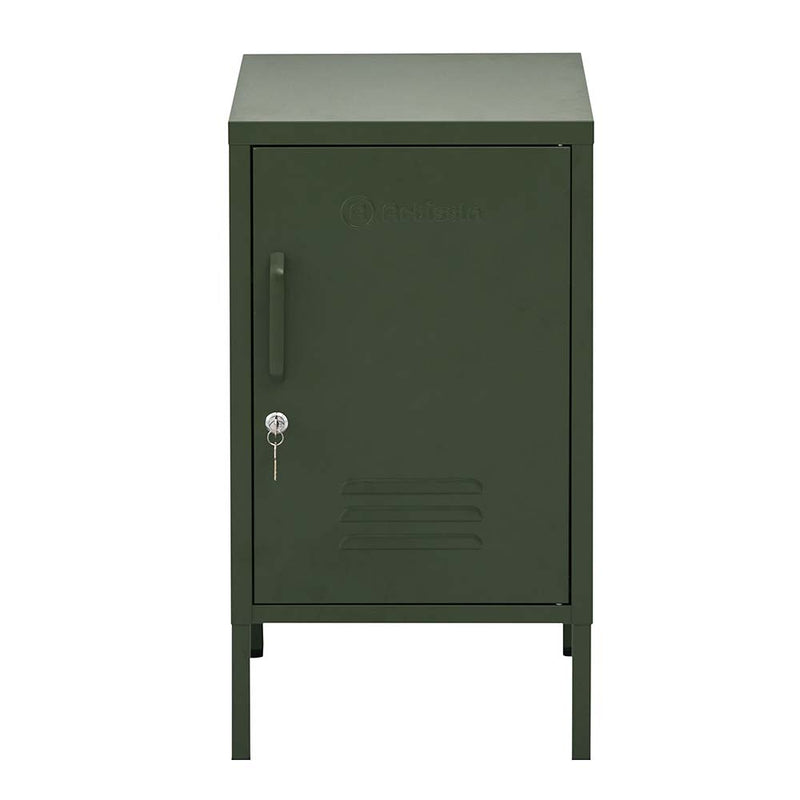 ArtissIn Metal Shorty Locker Storage Shelf Organizer Cabinet Bedroom Green Image 1 - ai-locker-sh-gn