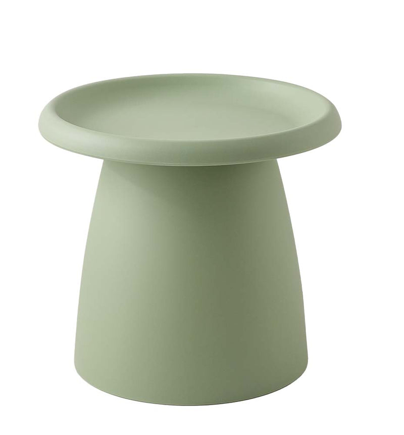 Scandi Coffee Table Mushroom Nordic Round Small Side Table 50CM Green Image 1 - ai-pp-ct-s-gr
