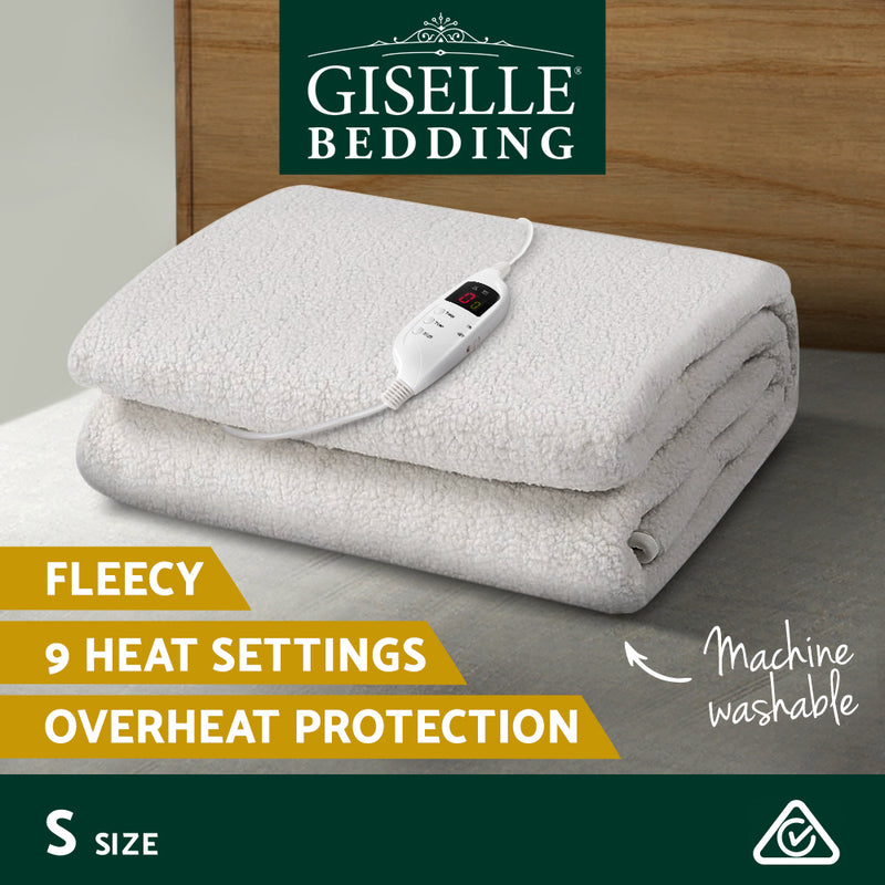 Bedding 9 Setting Fully Fitted Electric Blanket - Single Image 3 - eb-fl-lcd-s