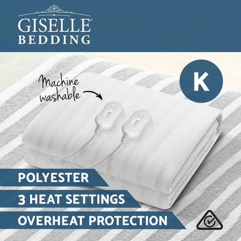 Bedding 3 Setting Fully Fitted Electric Blanket - King Image 3 - eb-poly-mc-k