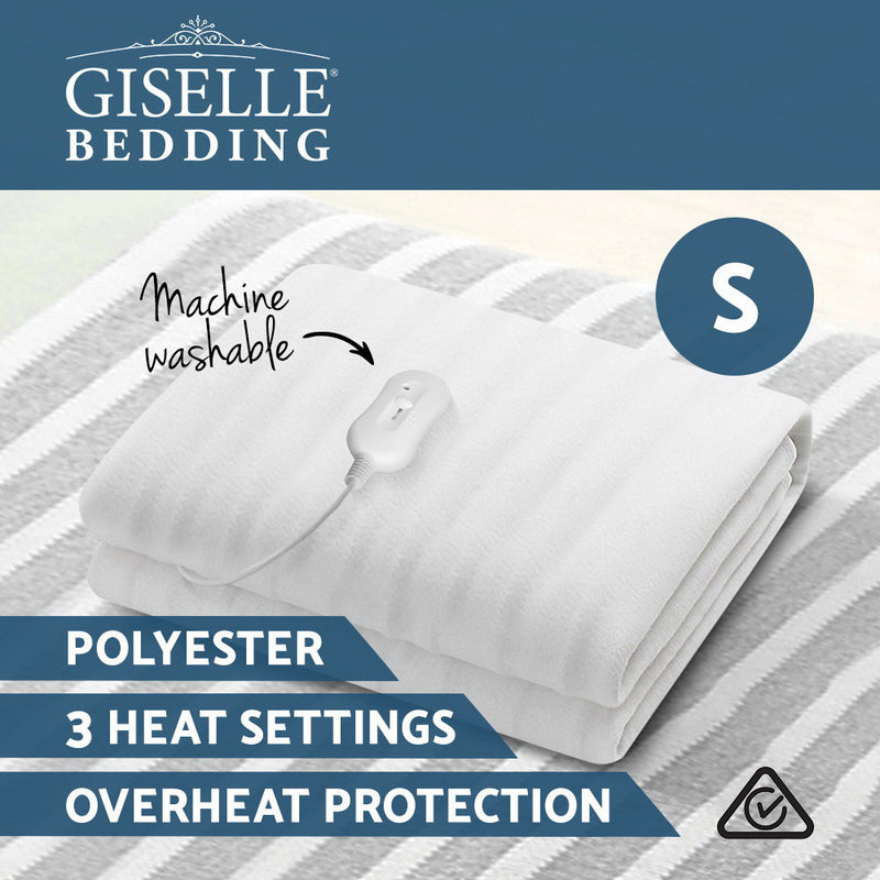 Bedding 3 Setting Fully Fitted Electric Blanket - Single Image 3 - eb-poly-mc-s