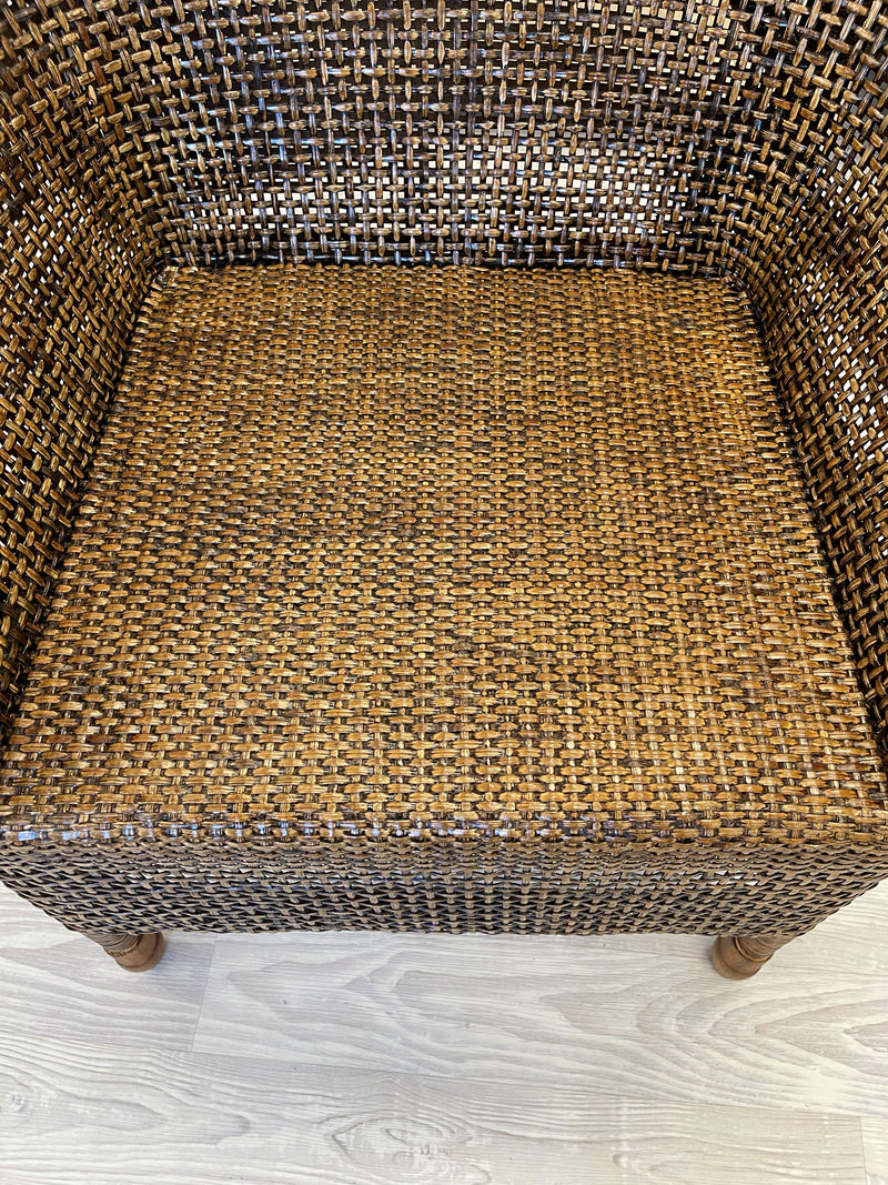 Plantation Chair -78 x 68 x 83 cm - Antique Brown Rattan