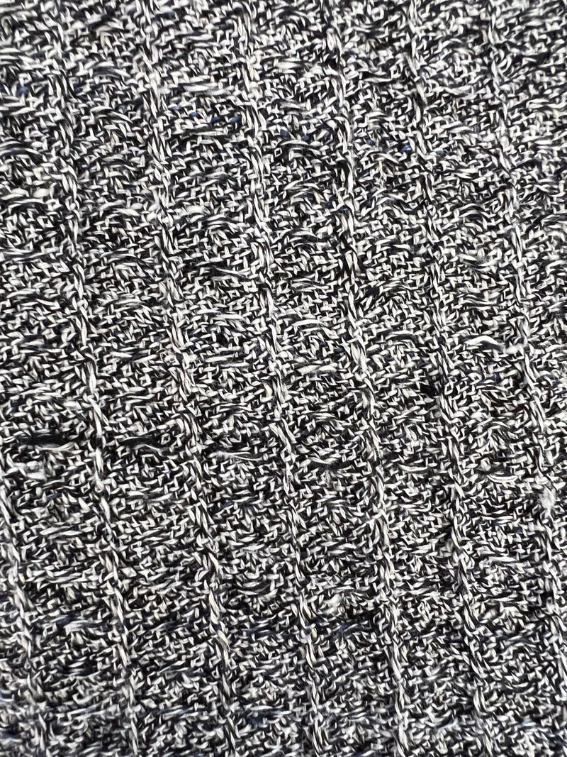 Linen Throw Blanket Charcoal Grey Marle 210x220cm
