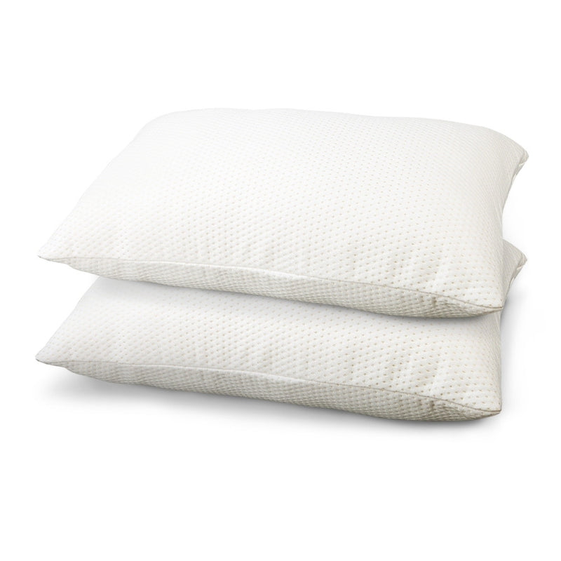 Bedding Set of 2 Visco Elastic Memory Foam Pillows Image 9 - mattress-shed-pillowx2