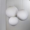 White Acrylic Sphere Pendant Image 5 - uhol_ol64140wh