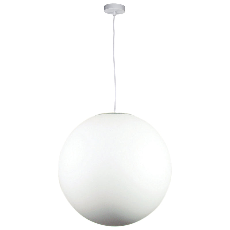 White Acrylic Sphere Pendant Image 7 - uhol_ol64150wh