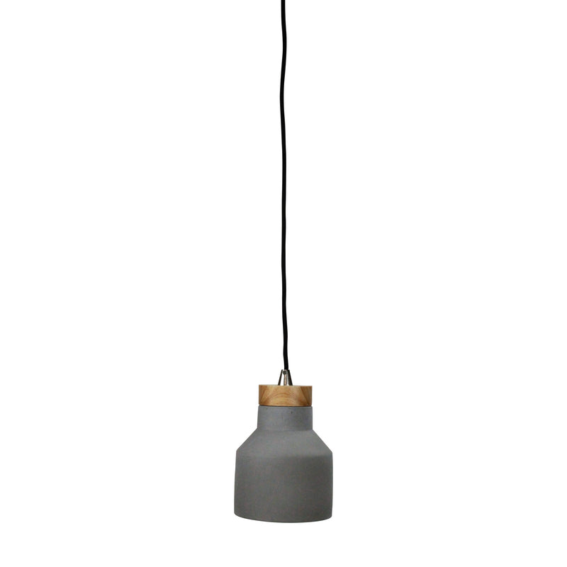 Urban Style Pendant in Concrete and Timber Image 2 - uhol_ol64722