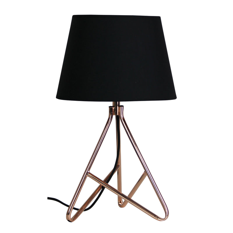 Retro Table Lamp in Copper Image 3 - uhol_ol93601co