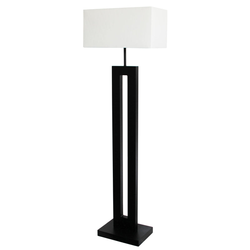 Dark Stained Floor Lamp Base Only Image 1 - uhol_ol97936wn