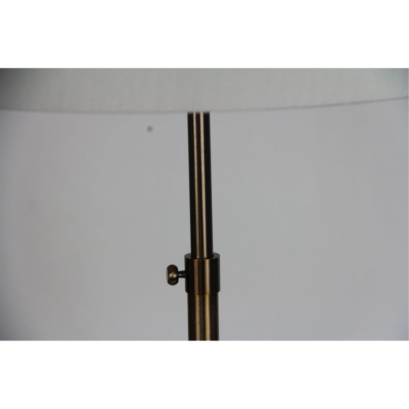 Height Adjustable Scandi Lamp in Antique Brass Image 6 - uhol_ol98832
