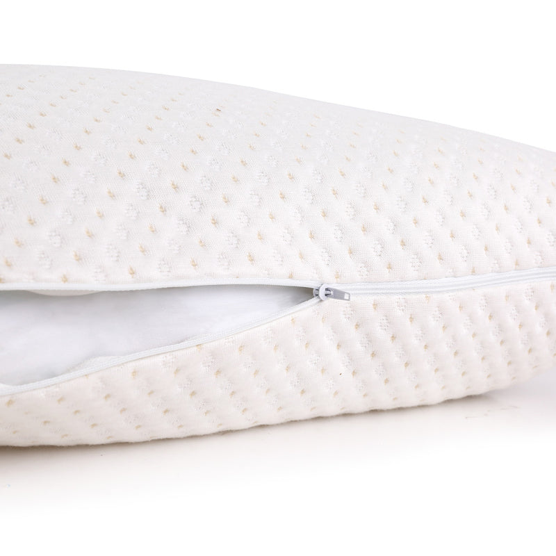 Bedding Set of 2 Single Bamboo Memory Foam Pillow Image 5 - pillow-mefo-bam-s