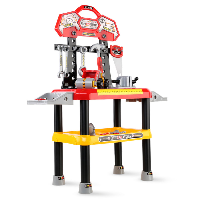 Kids Workbench Play Set - Red Image 1 - play-tool-rd