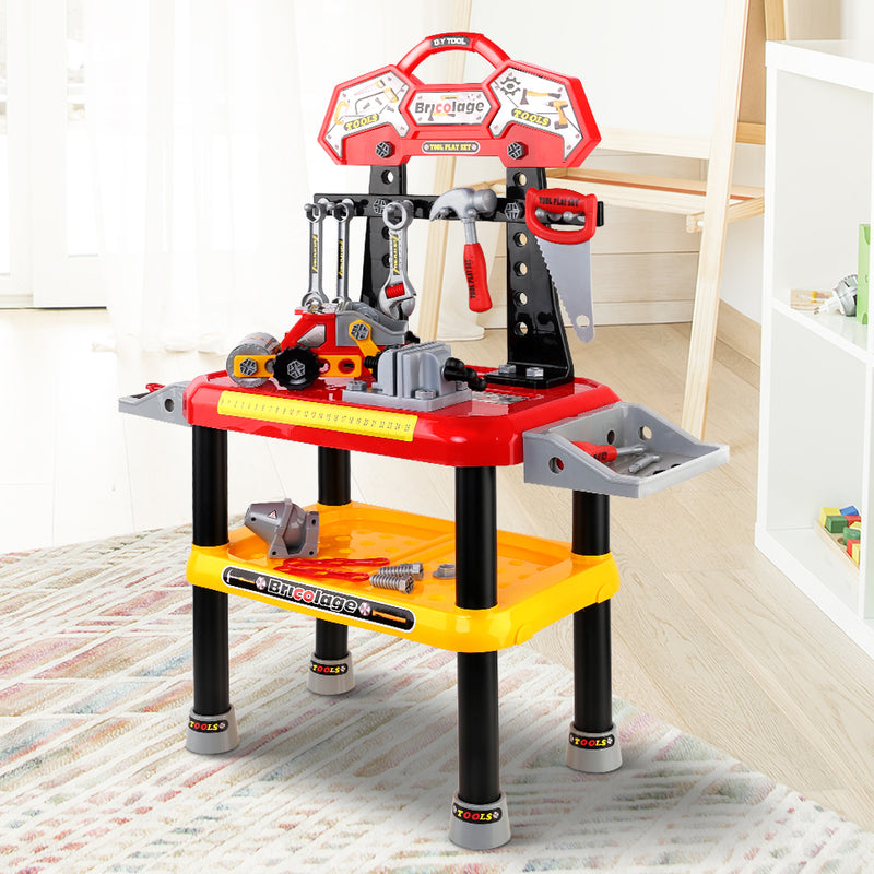 Kids Workbench Play Set - Red Image 7 - play-tool-rd
