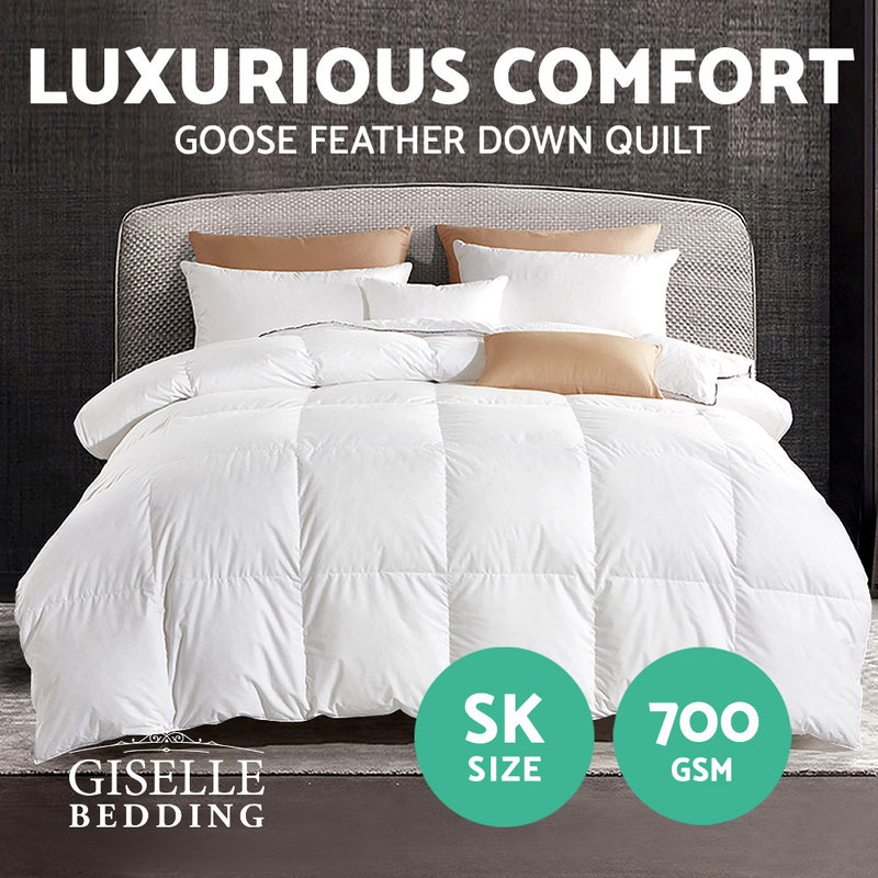 Bedding Super King Size Goose Down Quilt Image 3 - quilt-goose-700-sk