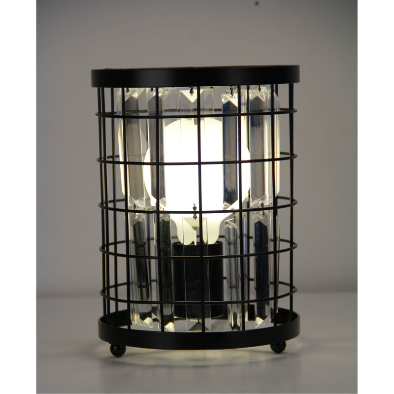 Crystal Caged Bedside Lamp Image 4 - uhol_sl94318bk
