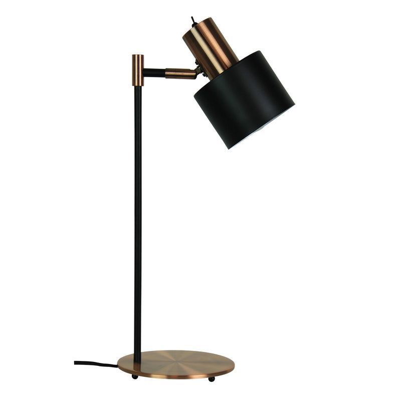 Mid-century Task Lamp with Brushed Copper Image 2 - uhol_sl98786co