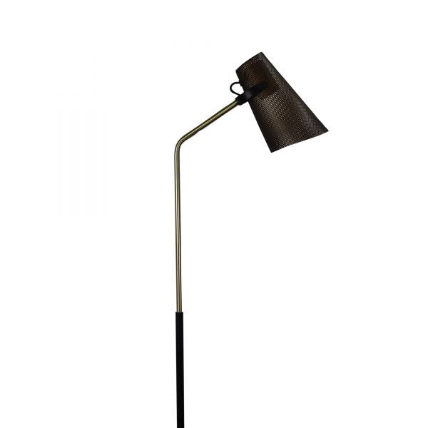 BLACK & BRASS FLOOR LAMP Image 3 - uhol_sl98833ab