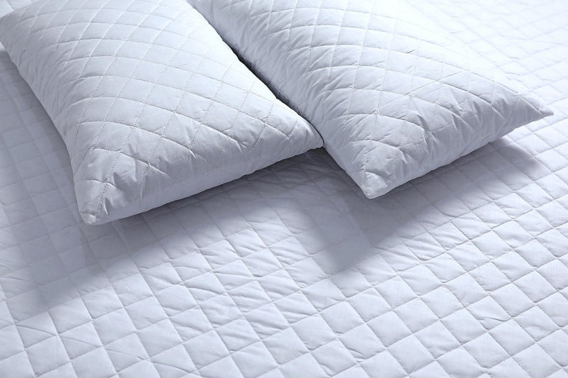 Elan Linen 100% Cotton Waterproof Pillow Protector (Pack of 2)
