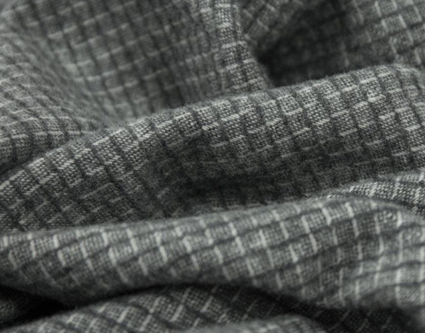 Chiswick Throw - Merino Wool/Cashmere - Grey Image 3 - v164-ch12
